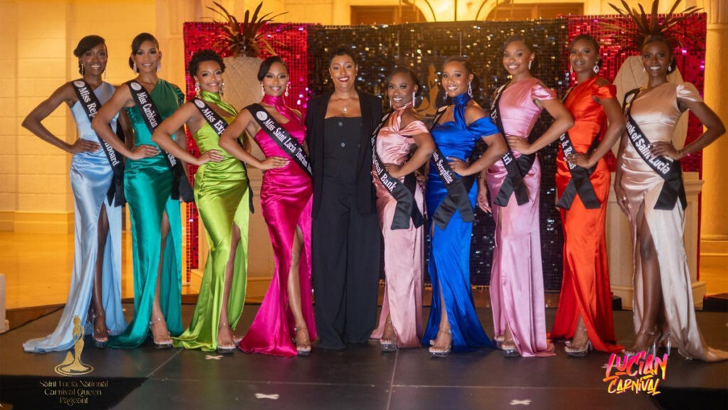 National Carnival Queen Delegates Sashed National Carnival Queen Delegates Sashed